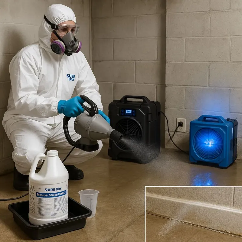 Sanitization and Odor Removal process in Hackberry, TX