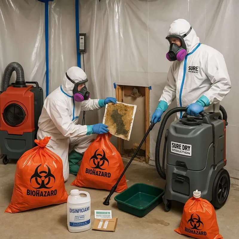 Contaminated Water Handling Protocols process in Hackberry, TX