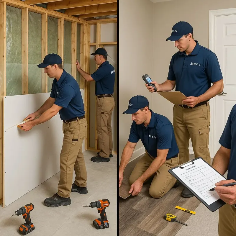 Repairs and Reconstruction process in Hackberry, TX