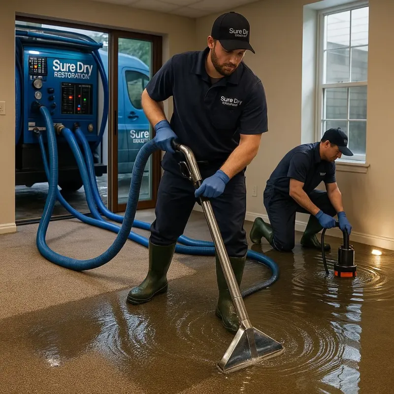 Water Extraction and Removal process in Hackberry, TX